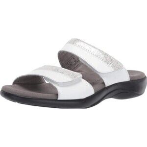 SAS Nudu Adjustable Women’s Slide White Size 9W